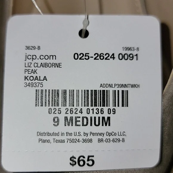 Liz Claiborne Peak Koala Taupe Memory Foam 3" Heels Size 9 NWT - Picture 3 of 12